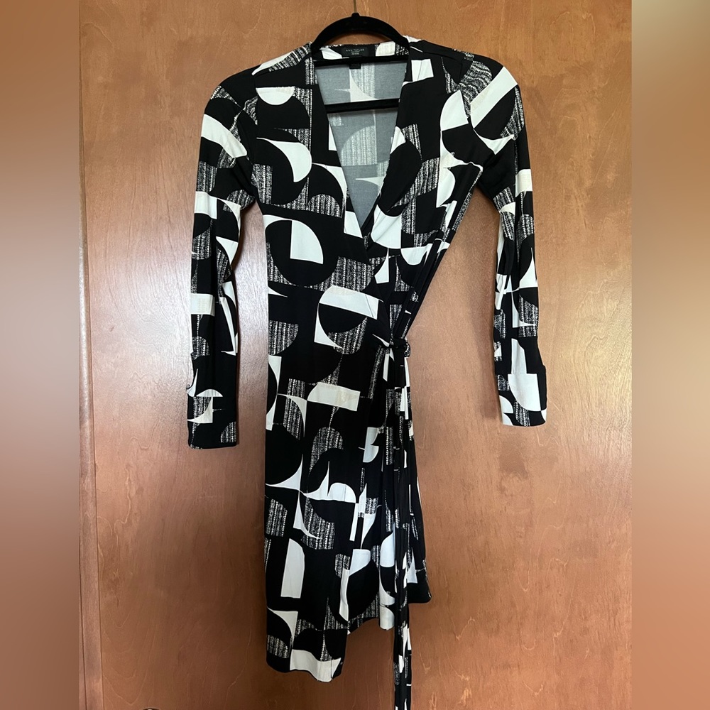 Ann Taylor Long Sleeve Wrap Dress